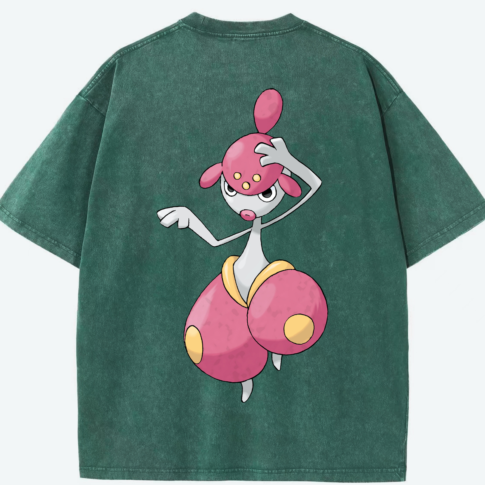 （画像用） ポケットモンスター Pokémon 綿100% ヴィンテージ風 半袖Tシャツ（背面プリント）